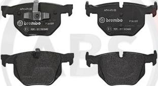 A.B.S. P06039 - Bremžu uzliku kompl., Disku bremzes www.autospares.lv