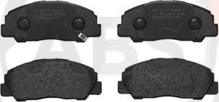 A.B.S. P16010 - Тормозные колодки, дисковые, комплект www.autospares.lv