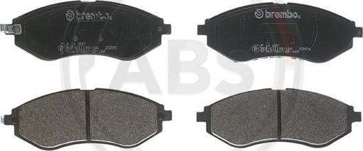 A.B.S. P10057 - Bremžu uzliku kompl., Disku bremzes www.autospares.lv