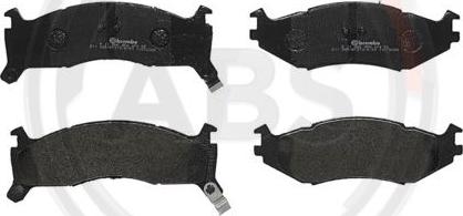 A.B.S. P11006 - Bremžu uzliku kompl., Disku bremzes www.autospares.lv