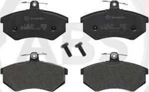 A.B.S. P85092 - Brake Pad Set, disc brake www.autospares.lv