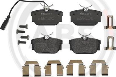 A.B.S. P85046 - Brake Pad Set, disc brake www.autospares.lv