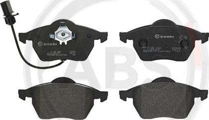 A.B.S. P85060 - Brake Pad Set, disc brake www.autospares.lv