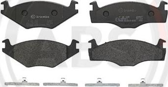 A.B.S. P85005 - Brake Pad Set, disc brake www.autospares.lv