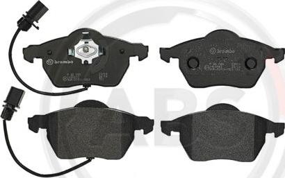 A.B.S. P85085 - Brake Pad Set, disc brake www.autospares.lv