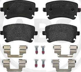 A.B.S. P85076 - Brake Pad Set, disc brake www.autospares.lv