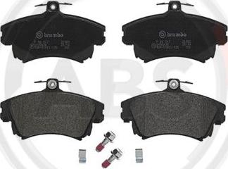 A.B.S. P86017 - Bremžu uzliku kompl., Disku bremzes www.autospares.lv