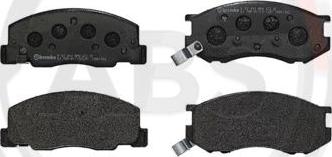 A.B.S. P83093 - Brake Pad Set, disc brake www.autospares.lv