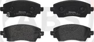 A.B.S. P83042 - Тормозные колодки, дисковые, комплект www.autospares.lv