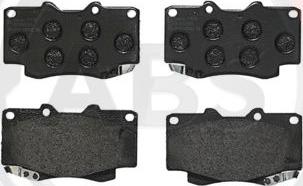 A.B.S. P83069 - Тормозные колодки, дисковые, комплект www.autospares.lv