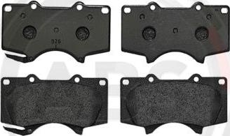 A.B.S. P83066 - Brake Pad Set, disc brake www.autospares.lv