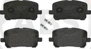 A.B.S. P83061 - Brake Pad Set, disc brake www.autospares.lv