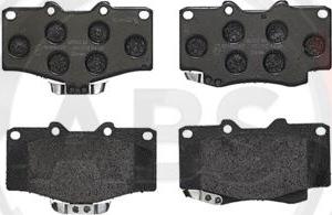 A.B.S. P83009 - Brake Pad Set, disc brake www.autospares.lv