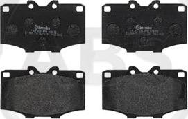 A.B.S. P83006 - Brake Pad Set, disc brake www.autospares.lv