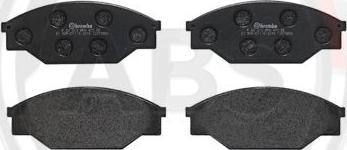 A.B.S. P83013 - Brake Pad Set, disc brake www.autospares.lv