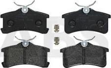 A.B.S. P83084 - Brake Pad Set, disc brake www.autospares.lv