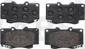 A.B.S. P83151 - Brake Pad Set, disc brake www.autospares.lv