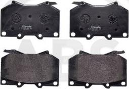 A.B.S. P83108 - Brake Pad Set, disc brake www.autospares.lv