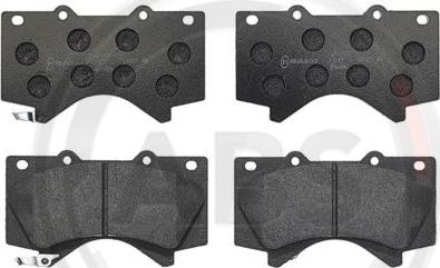 A.B.S. P83107 - Brake Pad Set, disc brake www.autospares.lv