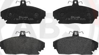 A.B.S. P82001 - Brake Pad Set, disc brake www.autospares.lv