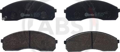 A.B.S. P30091 - Bremžu uzliku kompl., Disku bremzes www.autospares.lv