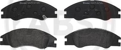 A.B.S. P30042 - Тормозные колодки, дисковые, комплект www.autospares.lv