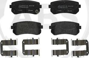 A.B.S. P30051 - Brake Pad Set, disc brake www.autospares.lv