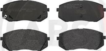 A.B.S. P30039 - Тормозные колодки, дисковые, комплект www.autospares.lv