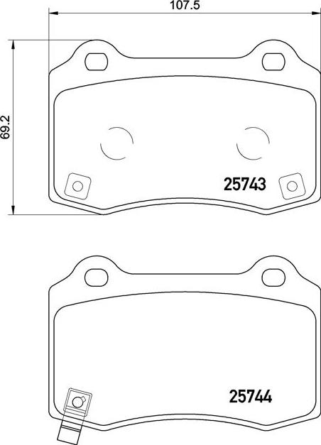 A.B.S. P 30 074E - Bremžu uzliku kompl., Disku bremzes www.autospares.lv