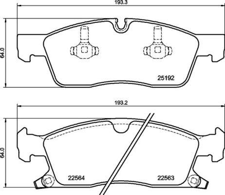 A.B.S. P 37 027 - Bremžu uzliku kompl., Disku bremzes www.autospares.lv