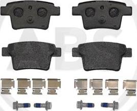 A.B.S. P24063 - Brake Pad Set, disc brake www.autospares.lv