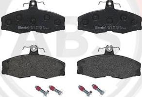 A.B.S. P24013 - Brake Pad Set, disc brake www.autospares.lv