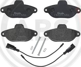 A.B.S. P24147 - Brake Pad Set, disc brake www.autospares.lv