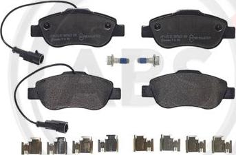 A.B.S. P24150 - Brake Pad Set, disc brake www.autospares.lv