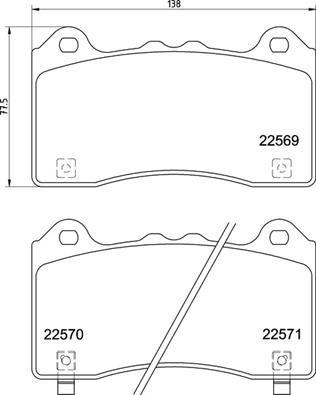 A.B.S. P24202 - Тормозные колодки, дисковые, комплект www.autospares.lv