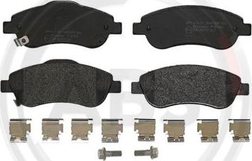 A.B.S. P28045 - Brake Pad Set, disc brake www.autospares.lv