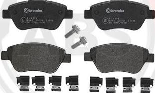 A.B.S. P23099 - Brake Pad Set, disc brake www.autospares.lv