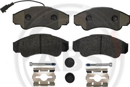 A.B.S. P23092 - Brake Pad Set, disc brake www.autospares.lv