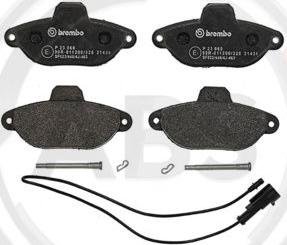 A.B.S. P23060 - Brake Pad Set, disc brake www.autospares.lv