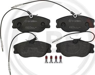 A.B.S. P23061 - Brake Pad Set, disc brake www.autospares.lv