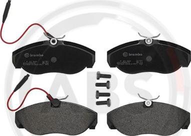 A.B.S. P23068 - Brake Pad Set, disc brake www.autospares.lv