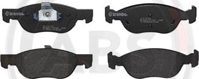 A.B.S. P23081 - Brake Pad Set, disc brake www.autospares.lv