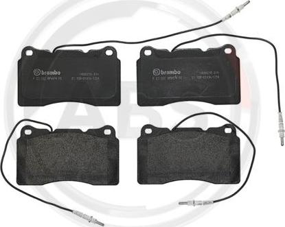 A.B.S. P23082 - Brake Pad Set, disc brake www.autospares.lv