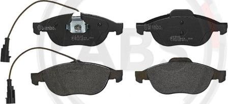 A.B.S. P23075 - Brake Pad Set, disc brake www.autospares.lv