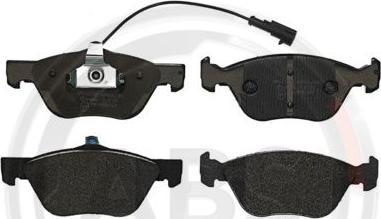 A.B.S. P23112 - Brake Pad Set, disc brake www.autospares.lv