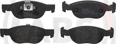 A.B.S. P23125 - Brake Pad Set, disc brake www.autospares.lv