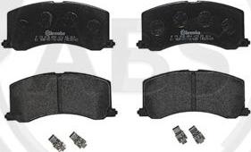 A.B.S. P79010 - Тормозные колодки, дисковые, комплект www.autospares.lv