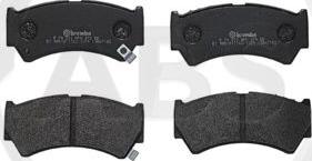 A.B.S. P79013 - Тормозные колодки, дисковые, комплект www.autospares.lv