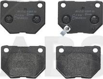 A.B.S. P78016 - Brake Pad Set, disc brake www.autospares.lv