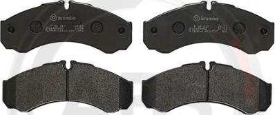 A.B.S. PA6017 - Brake Pad Set, disc brake www.autospares.lv